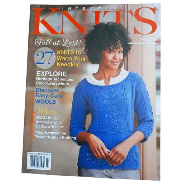 Interweave Knits Magazine Fall 2010 Crafts Knitting Fiber Arts - Picture 1 of 1
